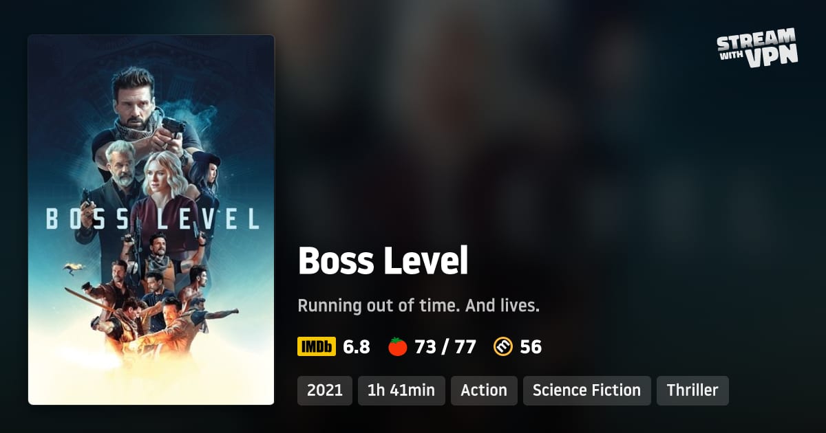 Boss Level - Where to stream Boss Level