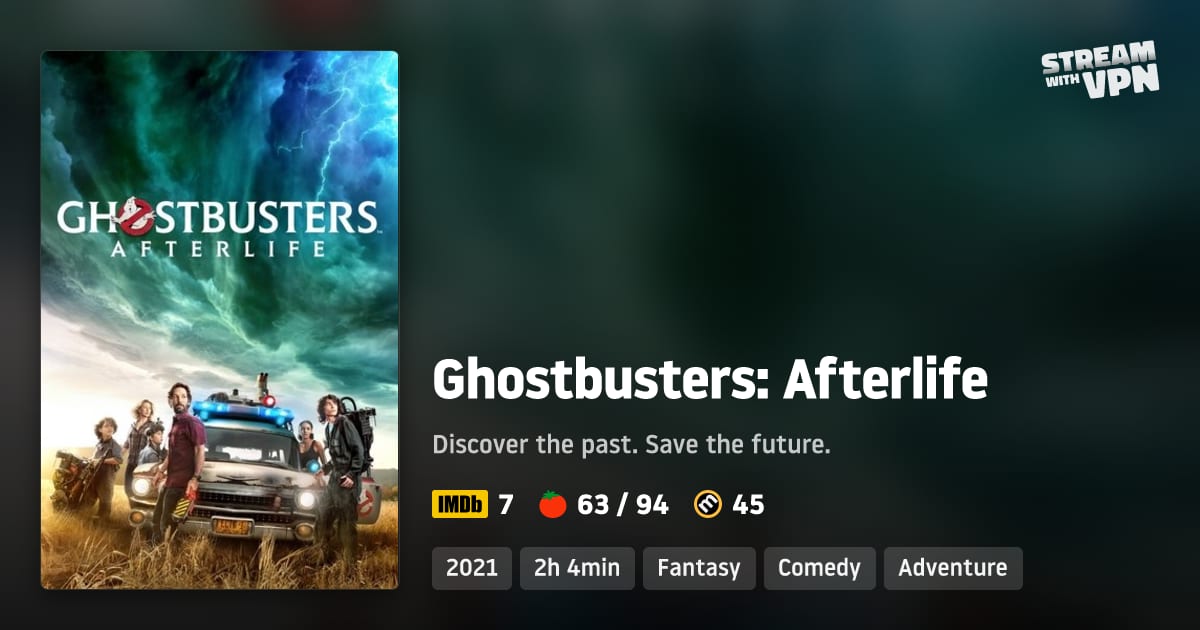 Ghostbusters: Afterlife - Where to stream Ghostbusters: Afterlife