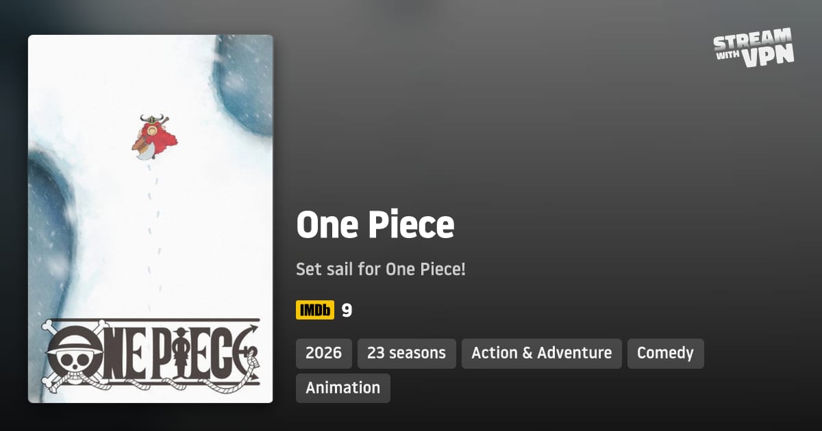 One Piece - Where to stream One Piece