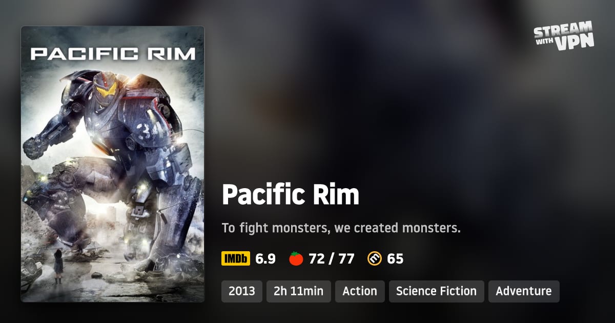 Pacific Rim - Where to stream Pacific Rim