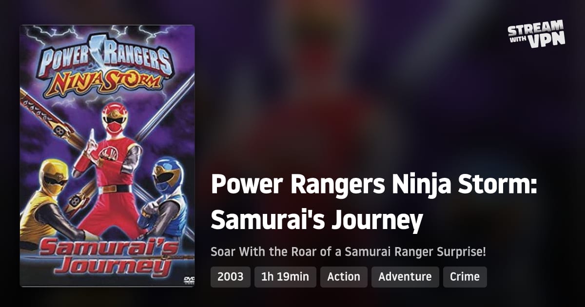 Power Rangers Ninja Storm: Samurai's Journey - Where to stream Power ...
