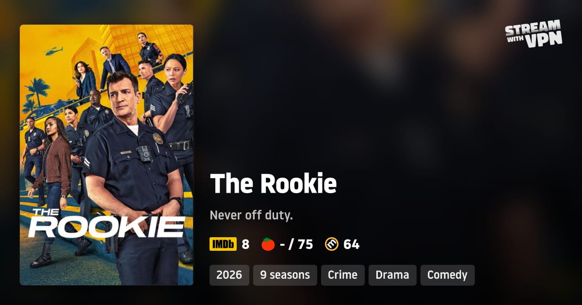 The Rookie - Where to stream The Rookie