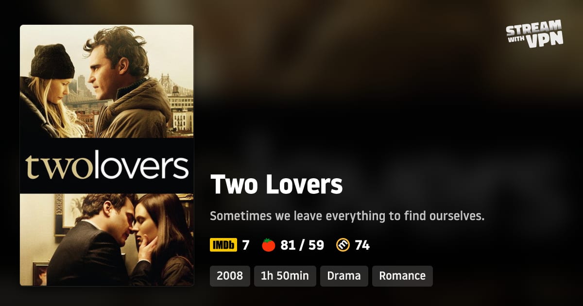 Two Lovers - Where to stream Two Lovers