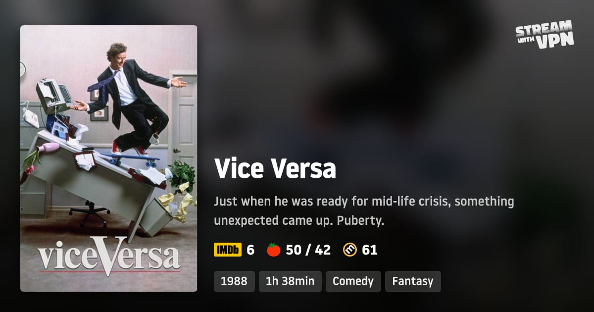 Vice Versa - Where to stream Vice Versa
